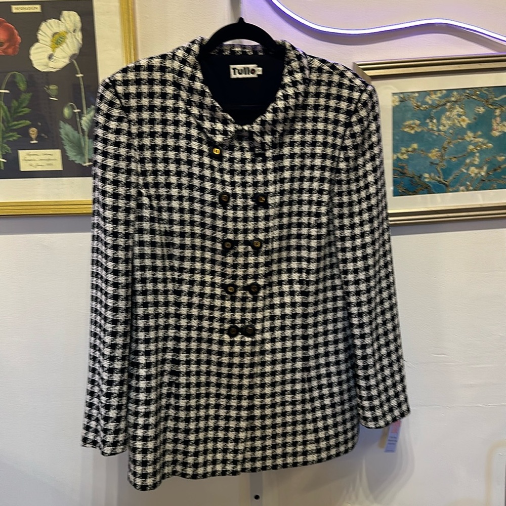 Tullo Vintage Houndstooth Blazer